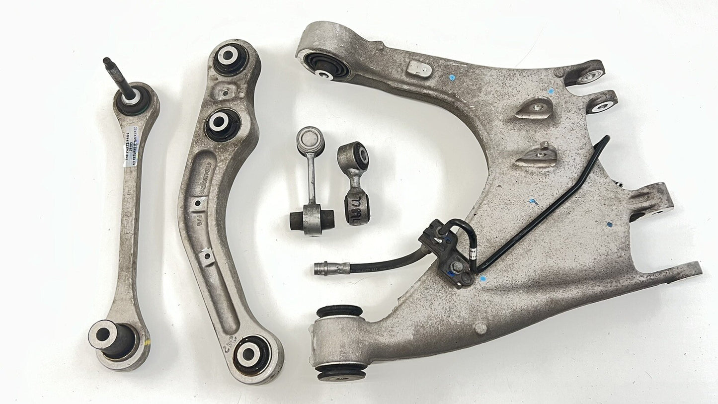 13-18 BENTLEY FLYING SPUR DRIVER LEFT REAR CONTROL ARM SET OF 5 OEM