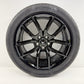 24-26 Ford Mustang GT U Spoke Wheel Rim With Tire 19" 19x8.5 Black Factory OEM
