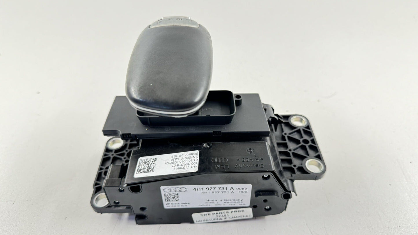 11-18 AUDI A8 S8 AUTOMATIC GEAR BOX SELECT SHIFTER SHIFT LEVER 4H1927731A OEM