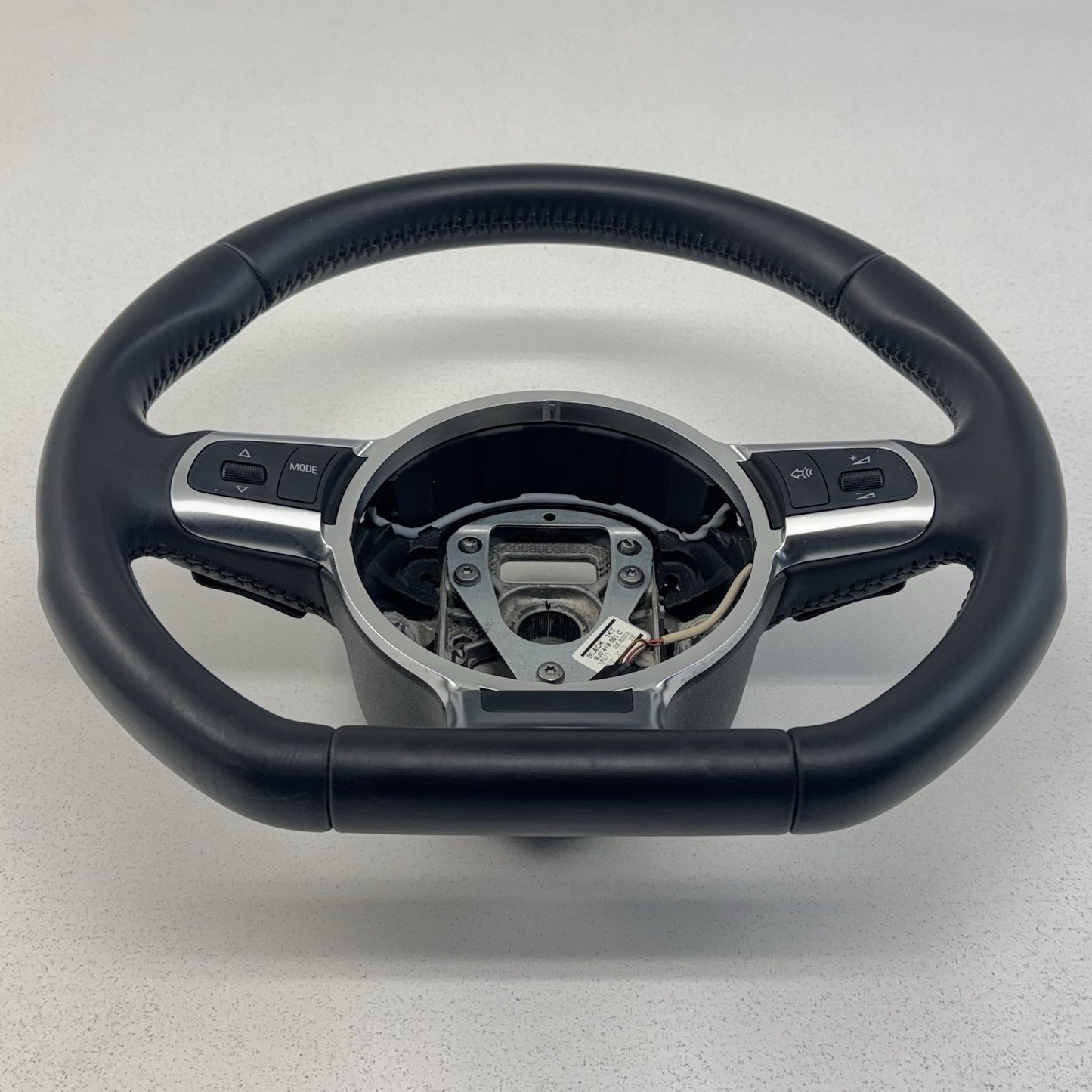 08-15 Audi TT Driver Steering Wheel Flat Bottom Leather Black 8J0419091C OEM