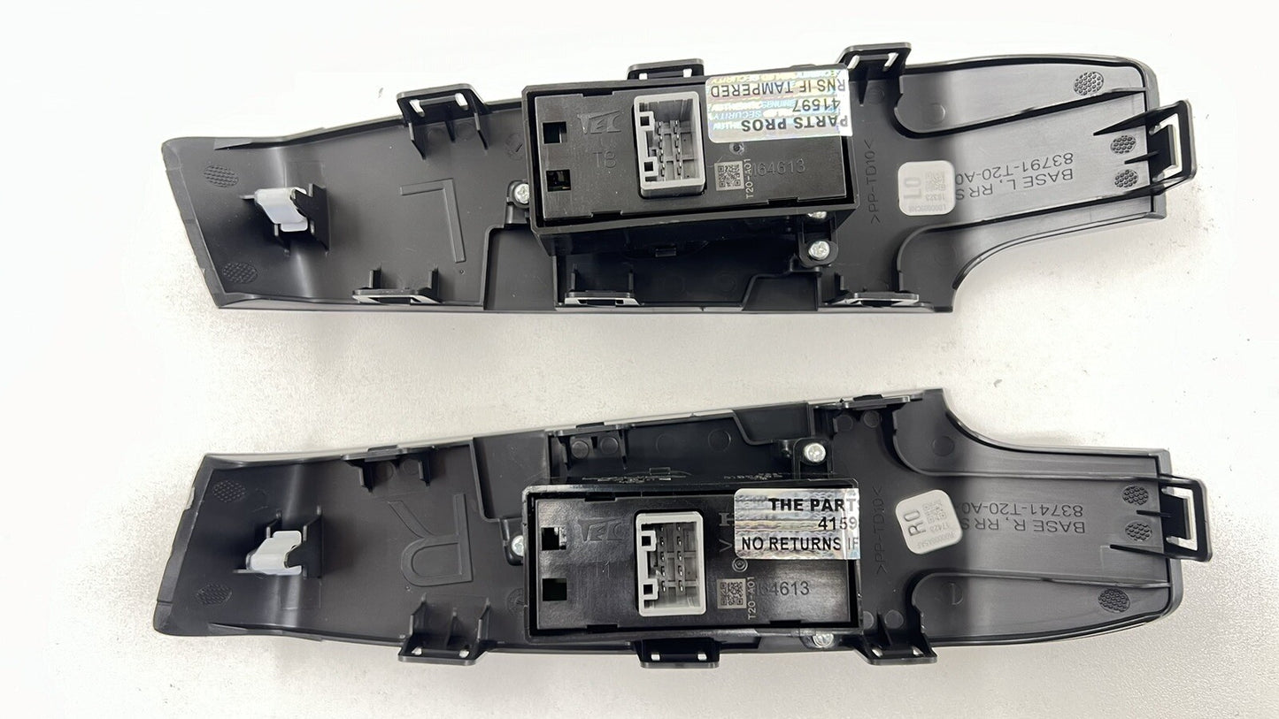 2024 ACURA INTEGRA TYPE S FRONT AND REAR DOOR WINDOW SWITCH SET BLACK OEM