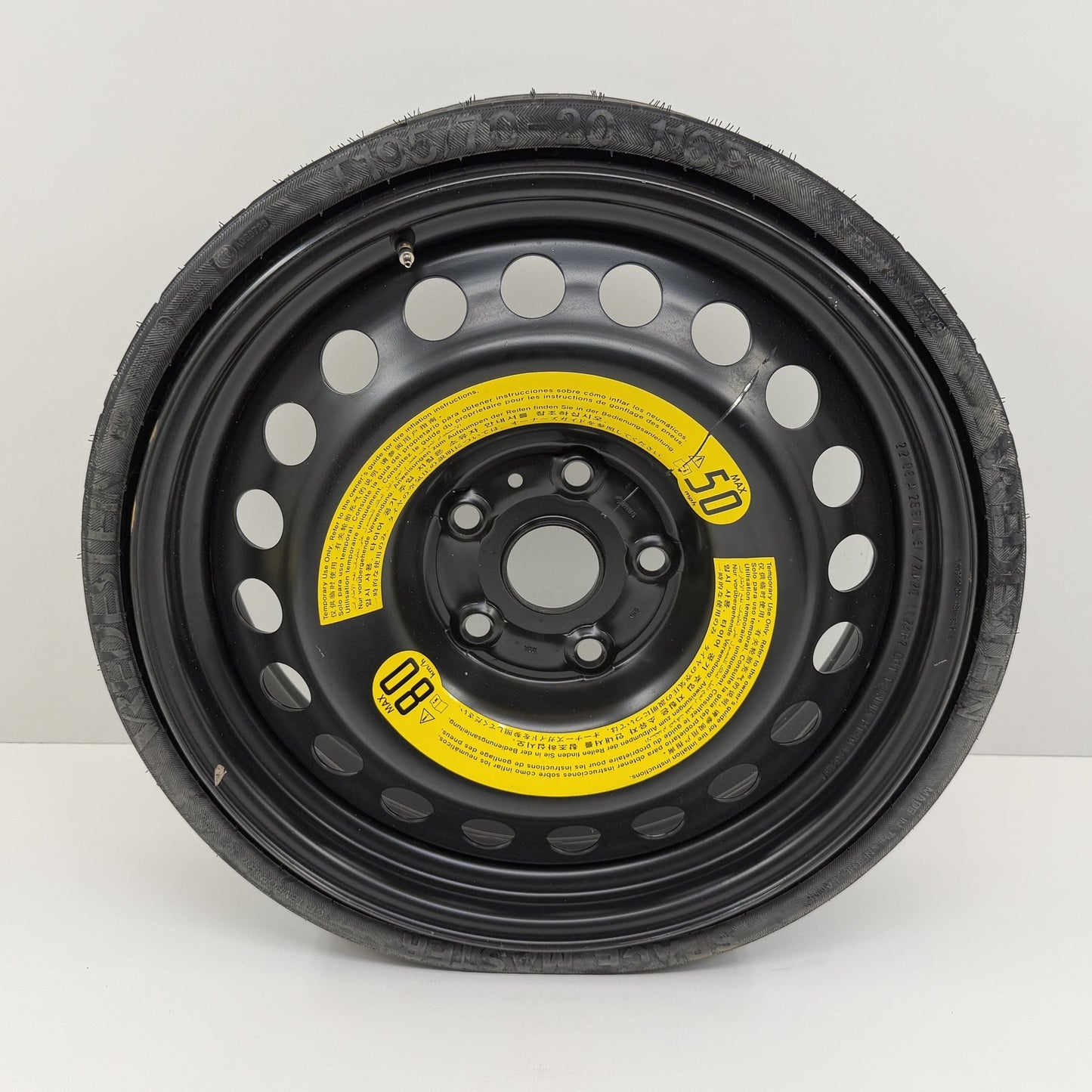 2022-2024 Rivian R1S Emergency Space Saver Spare Tire Wheel Rim W/ Tool Kit OEM