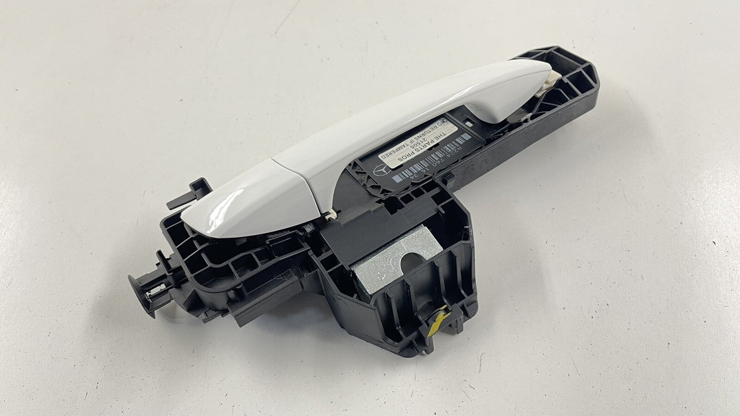 08-14 MERCEDES W204 W212 C E CLASS RIGHT FRONT OR REAR DOOR HANDLE WHITE OEM