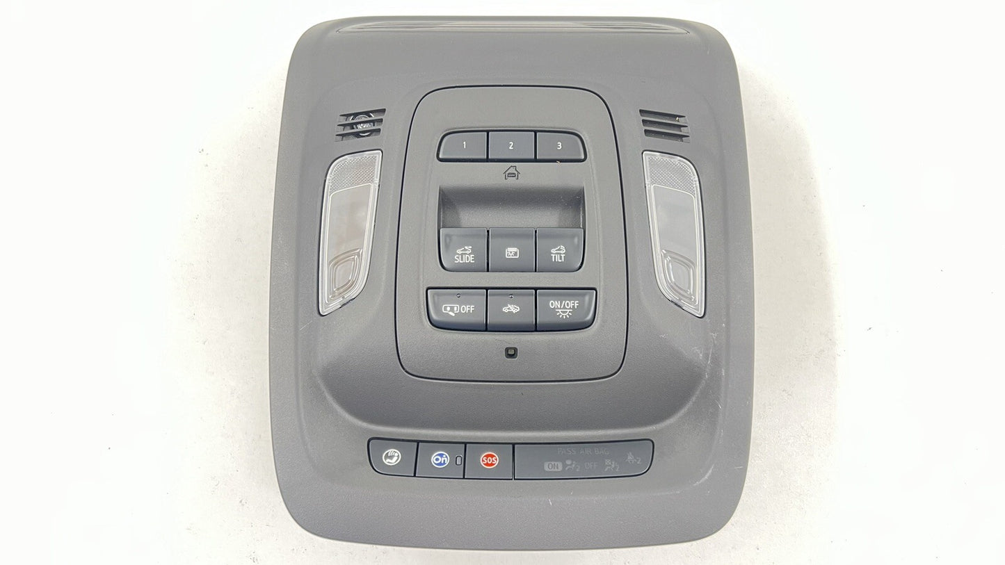 22-24 CADILLAC CT5 FRONT OVERHEAD CONSOLE LIGHT LAMP CONTROL PANEL DOME OEM