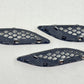 14-23 MASERATI GHIBLI RIGHT FRONT FENDER AIR VENT GRILLE COVER TRIM SET OF 3 OEM