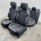20-24 Audi A4 S-Line Bucket Seat Set Front & Rear Leather Black OEM