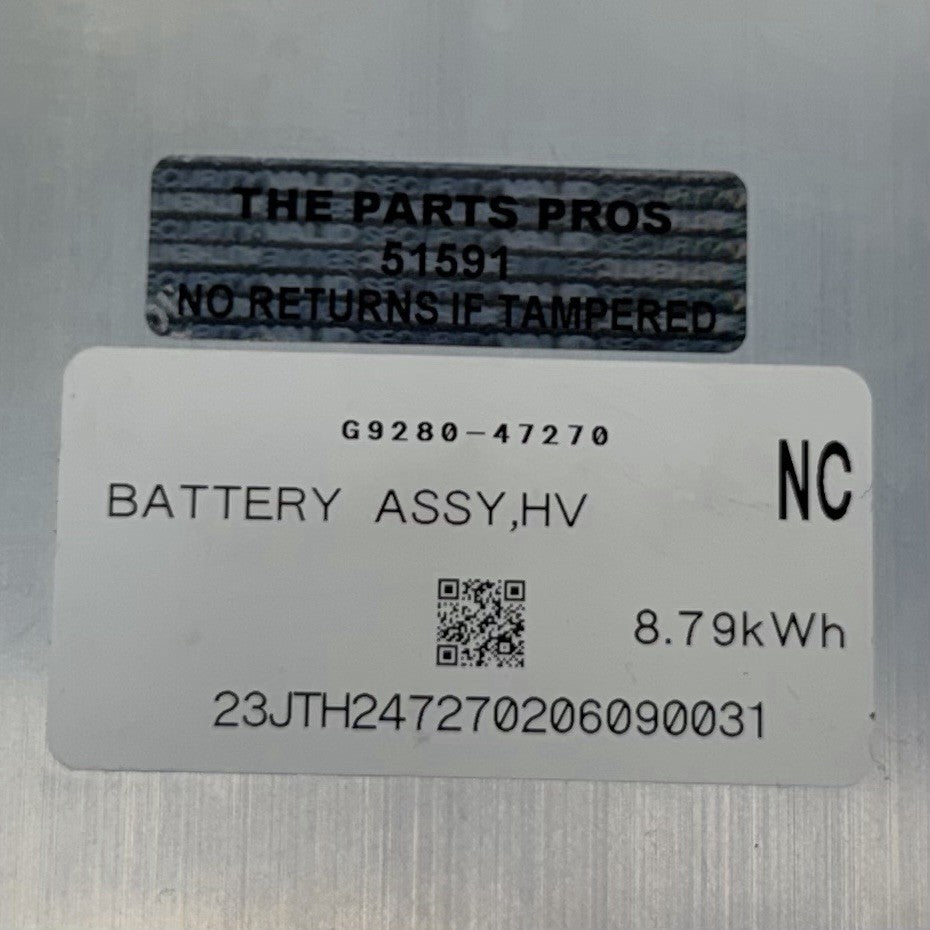 17-22 Toyota Prius Prime 8.79 kWh Lithium Ion Battery Pack G9280-47270 OEM