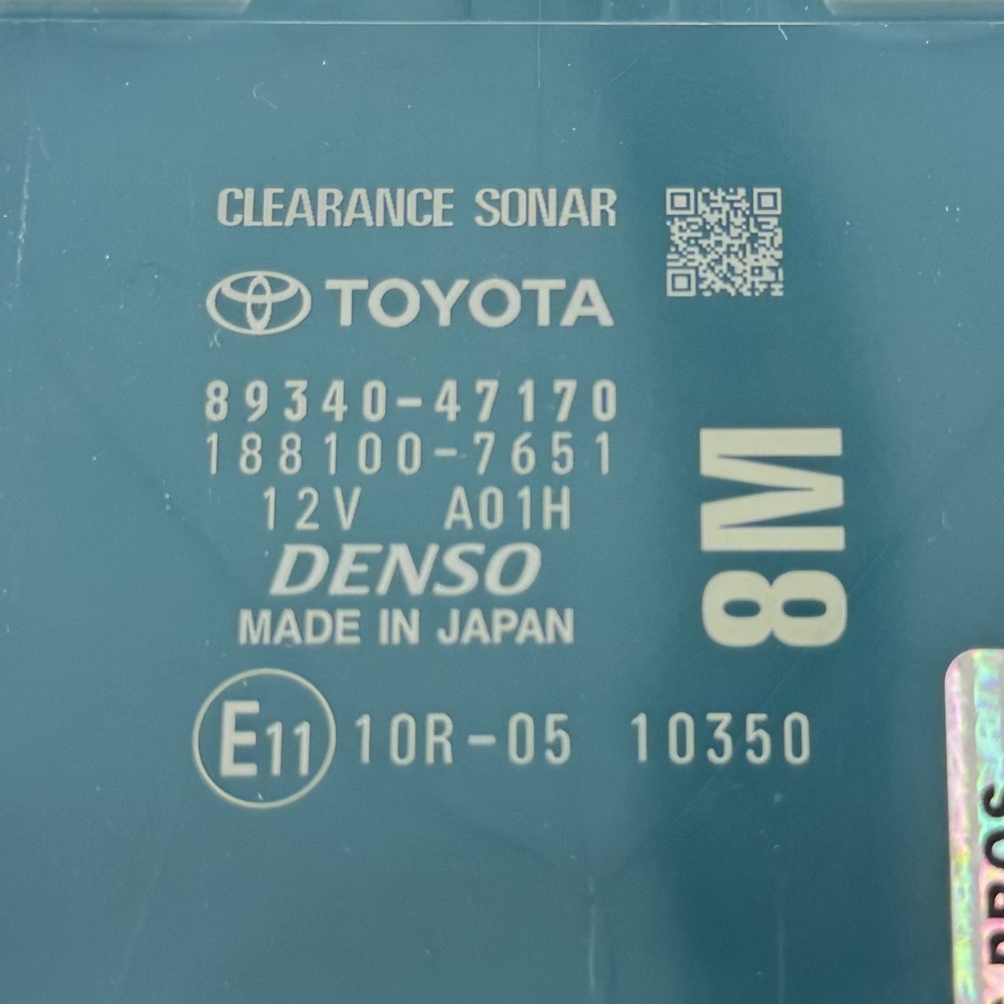 23-25 Toyota Prius Park Assist Clearance Sonar Control Module 89340-47170 OEM