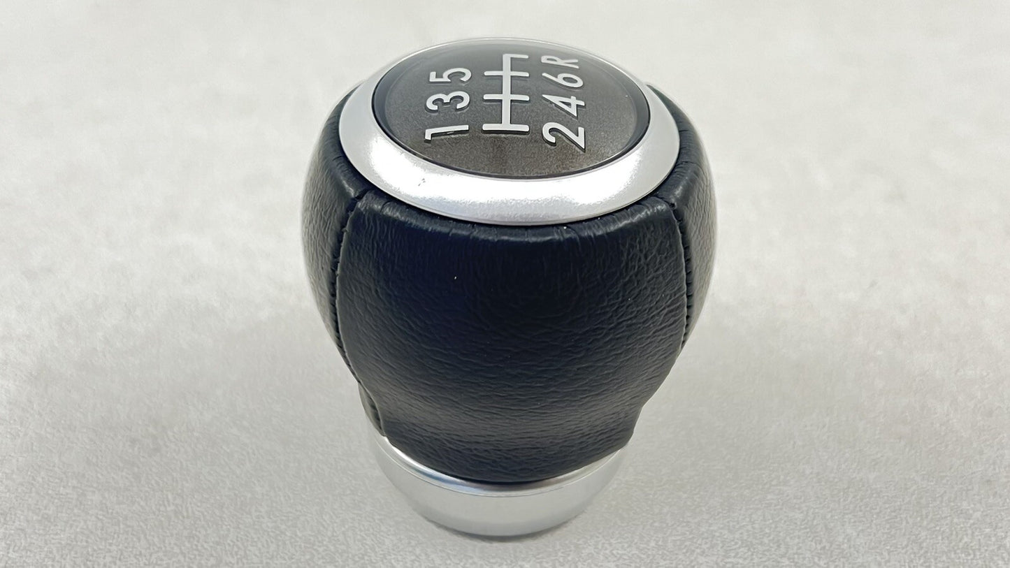 15-21 SUBARU WRX 6 SPEED GEAR SHIFT KNOB LEATHER BLACK OEM