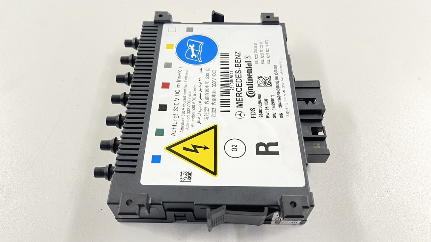 07-13 MERCEDES S550 W221 RIGHT FRONT SEAT DYNAMIC LUMBAR CONTROL MODULE PUMP OEM