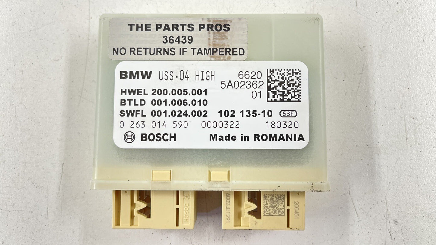 20-23 TOYOTA SUPRA ULTRASONIC PDC PARKING SENSOR CONTROL MODULE 5A02362 OEM