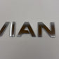 2022-2024 Rivian R1S Adventure Quad Motor Emblem Badge Logo Nameplate OEM