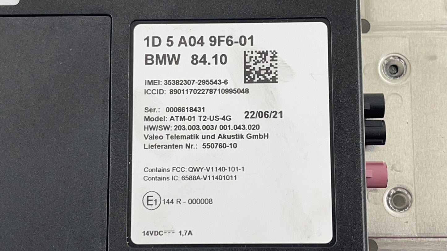20-23 TOYOTA SUPRA BLUETOOTH COMMUNICATION TELEMATIC CONTROL MODULE 5A049F6 OEM
