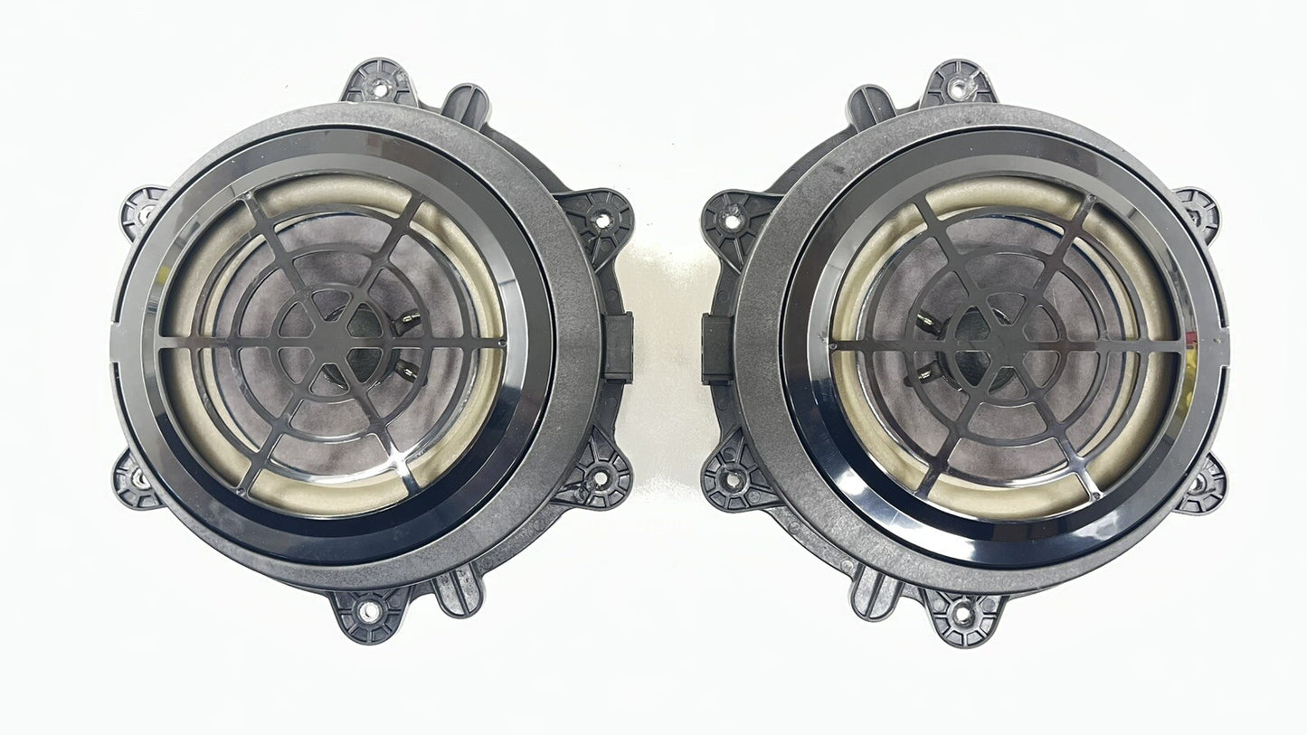10-16 PORSCHE PANAMERA FRONT AND REAR DOOR SPEAKER TWEETER SET OEM