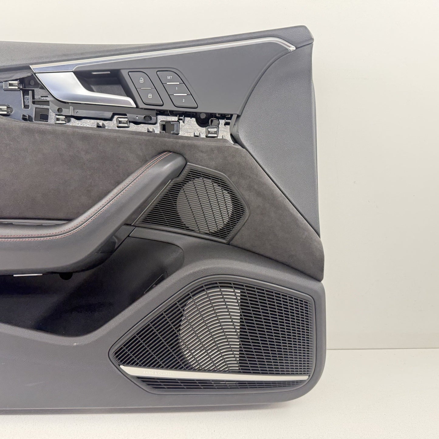 18-25 Audi S5 Sportback Driver Left Front Door Panel Interior Trim Black OEM