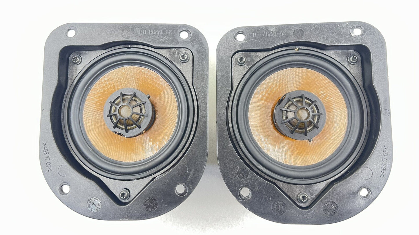 06-10 BMW M6 E63 E64 UNDER SEAT AND REAR SUBWOOFER TWEETER SPEAKER SET OF 4 OEM
