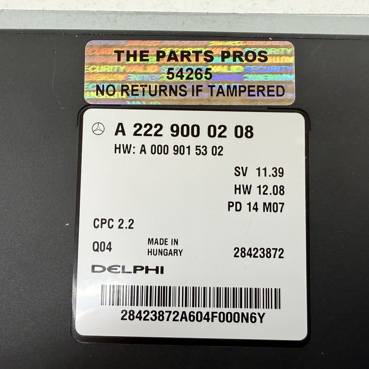 2014-2015 Mercedes-Benz S550 W222 Transmission Control Unit TCU 2229000208 OEM