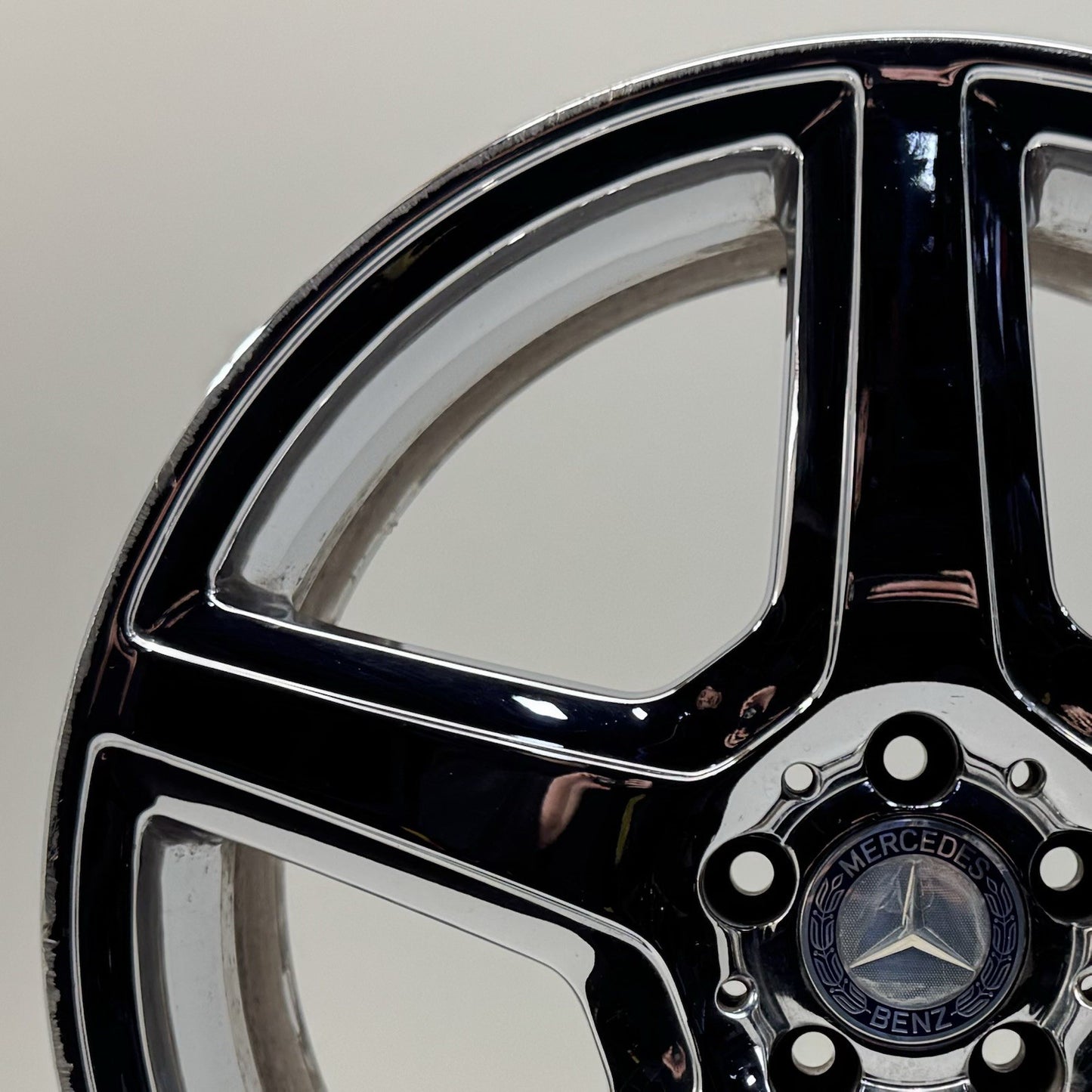 07-13 Mercedes W216 W221 CL S Class AMG Rear Wheel Rim 20x9.5 Chrome Factory OEM