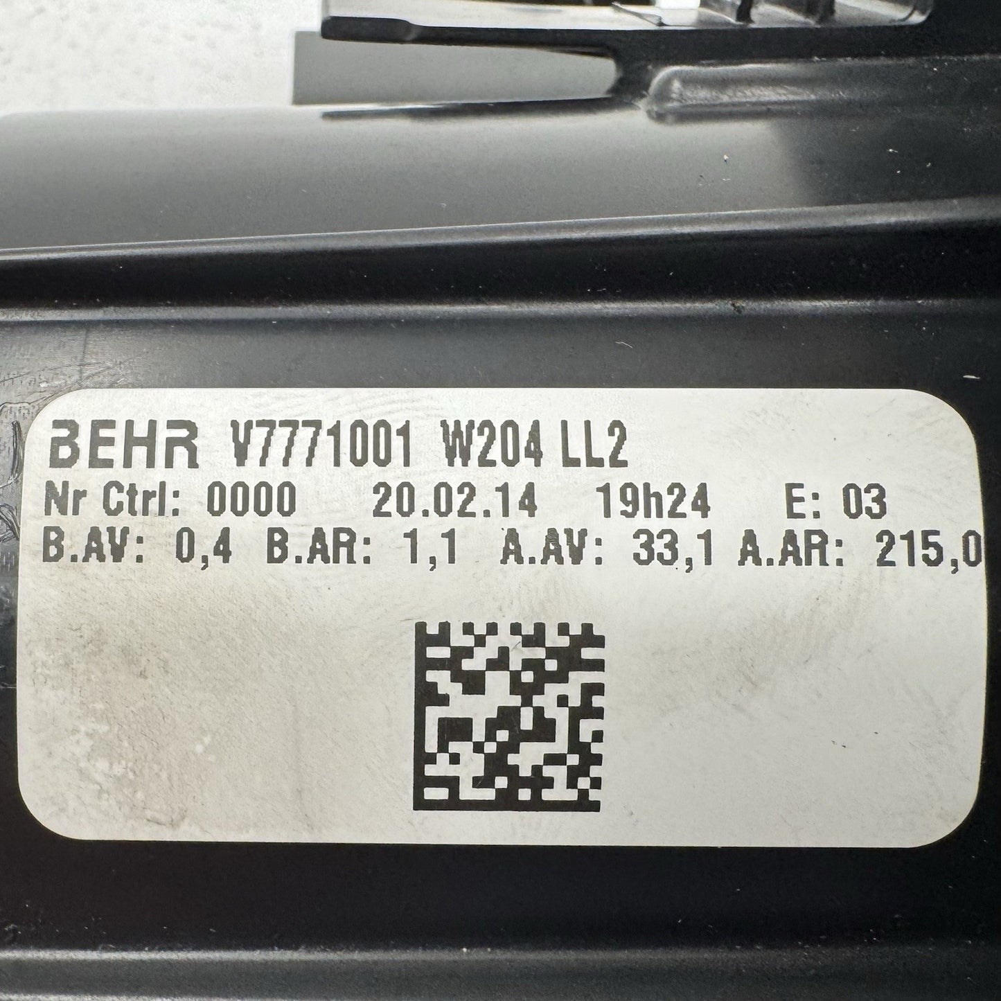 12-18 Mercedes W218 CLS550 HVAC AC Air Temperature Fan Blower Motor Wheel OEM