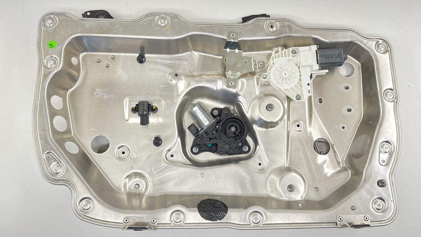 13-18 BENTLEY FLYING SPUR LEFT FRONT DOOR WINDOW REGULATOR MOTOR CARRIER OEM