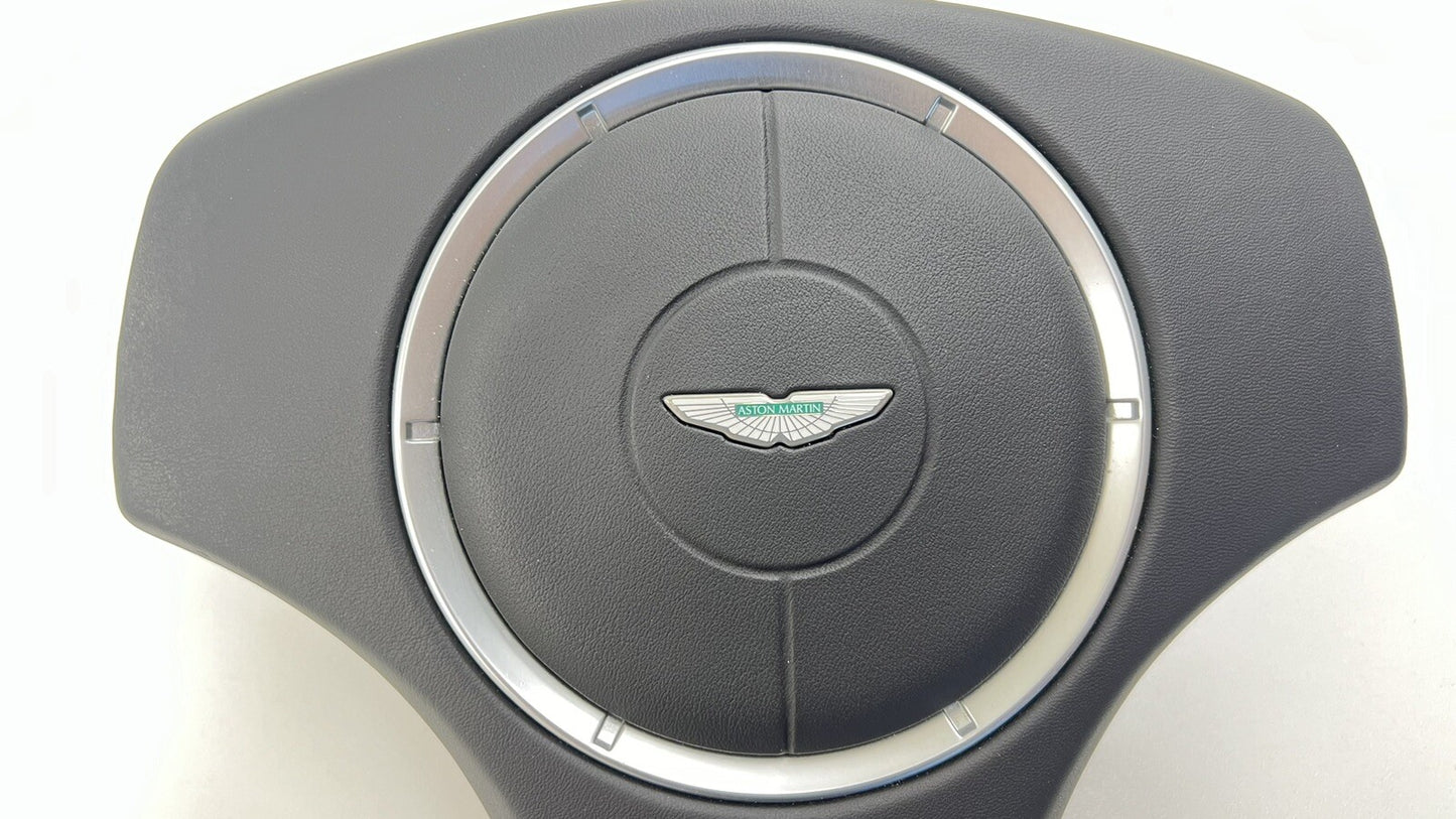 07-17 Aston Martin V8 V12 Vantage Driver Steering Wheel Airbag Air Bag Black OEM