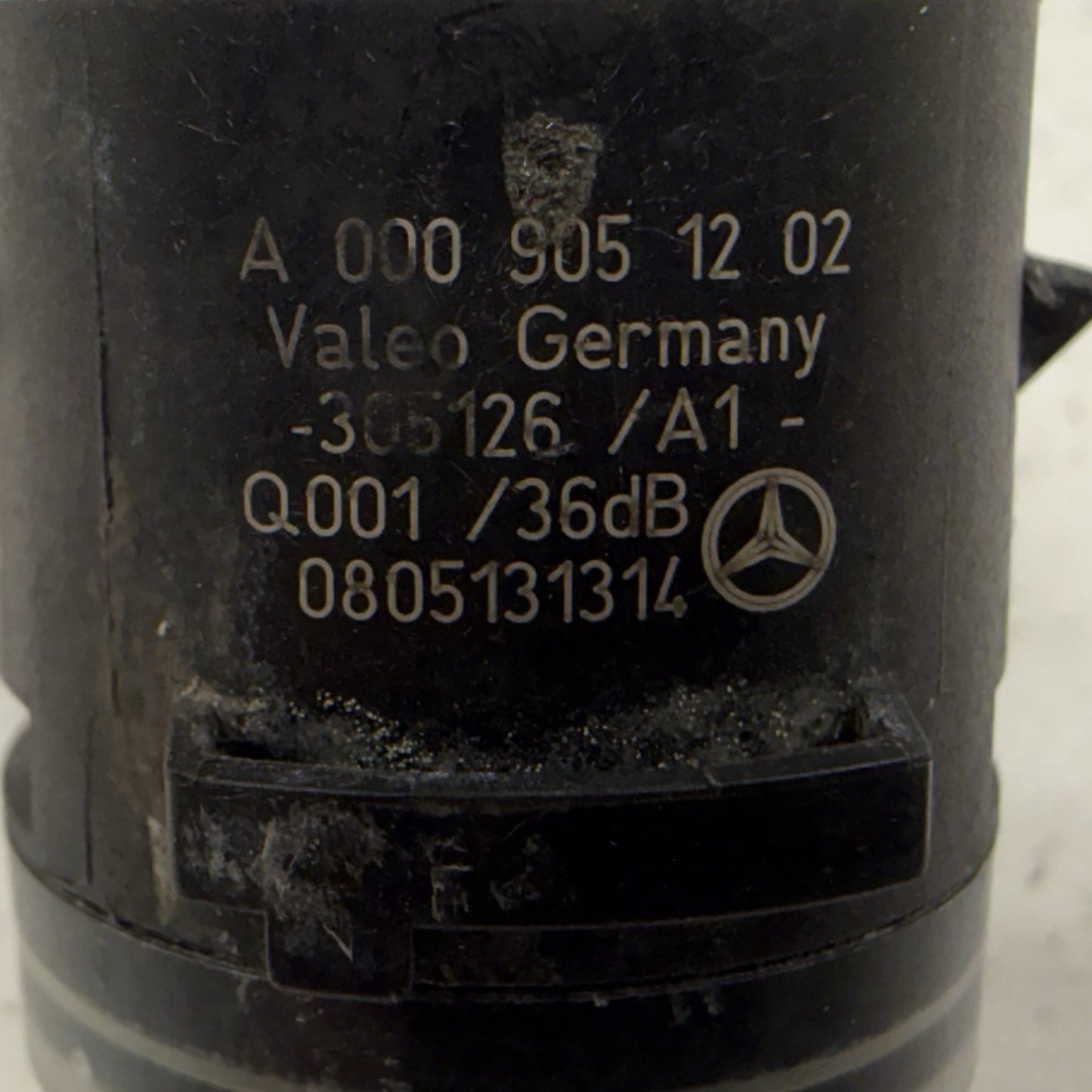 14-16 Mercedes W212 E350 PDC Parking Sensor Black A0009051202 OEM