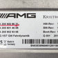 15-21 MERCEDES-BENZ C63S W205 KRISTRONICS DYNAMIC SUSPENSION CONTROL MODULE OEM