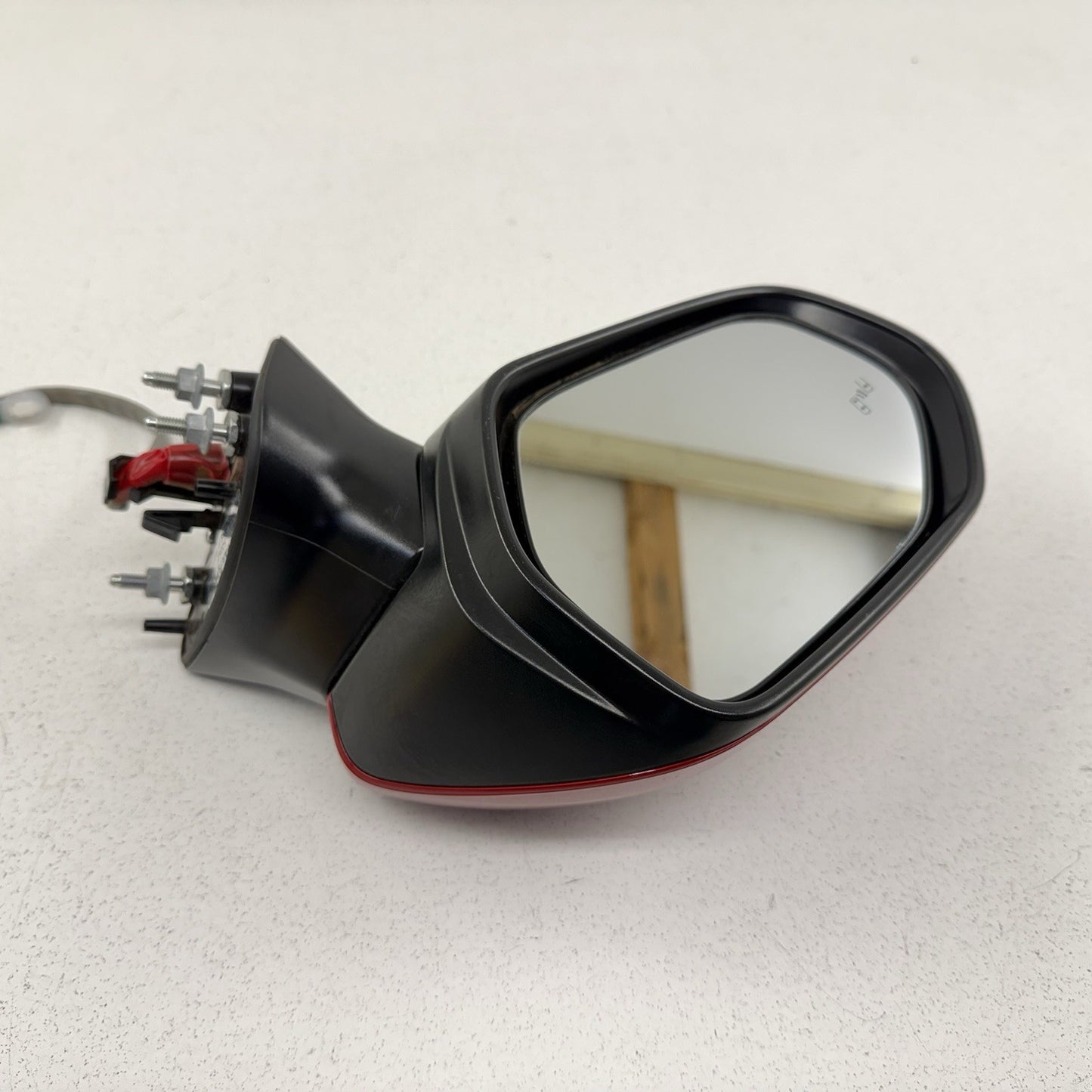 25-26 Toyota Camry Driver Left Door Mirror Side View Blind Spot Red OEM