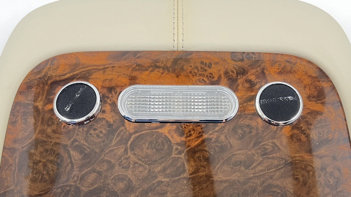 13-18 BENTLEY FLYING SPUR REAR OVERHEAD CONSOLE DOME LIGHT CONTROL PANEL OEM
