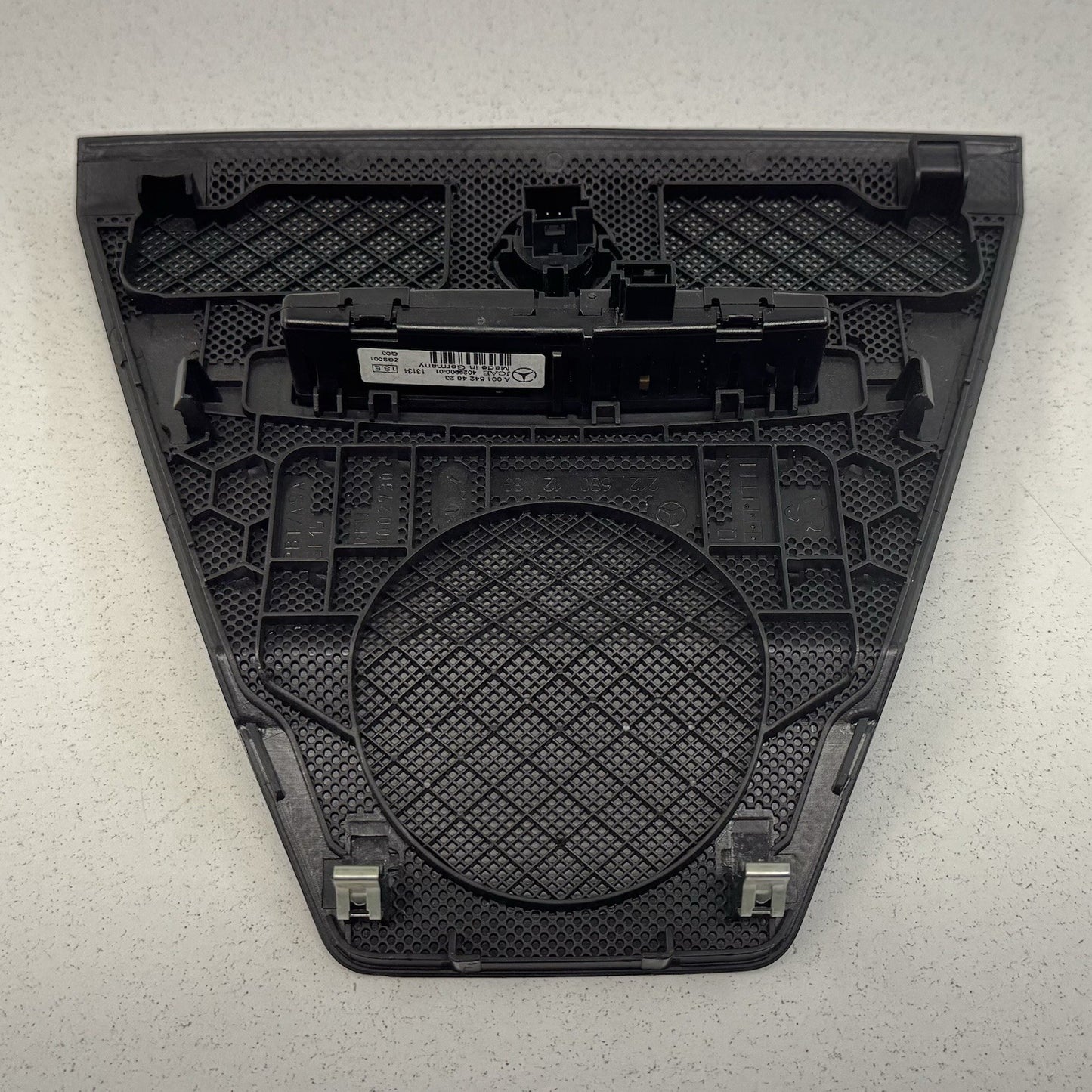 10-16 Mercedes W212 E350 Center Dash Panel Speaker Cover 2126801289 OEM