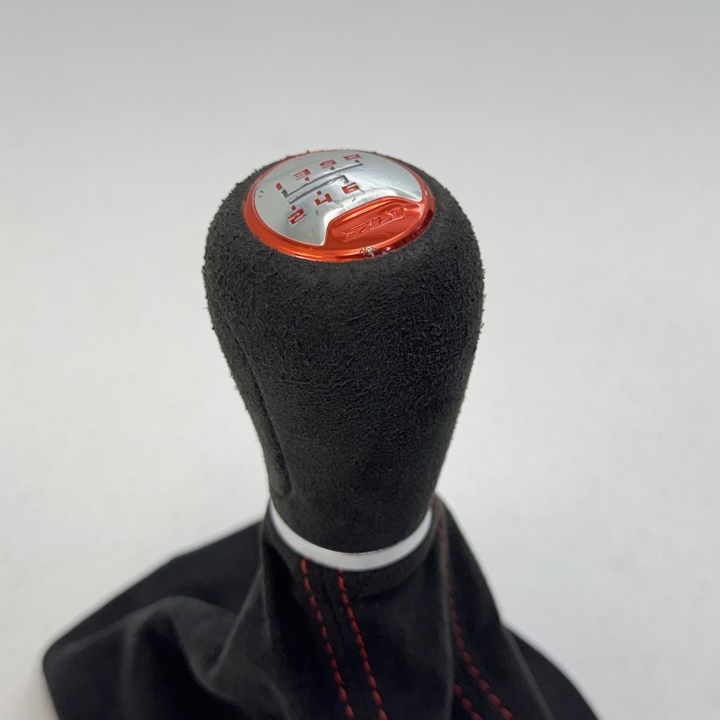 17-24 Chevrolet Camaro ZL1 1LE Torch Red Manual Shift Knob W/ Boot Alcantara OEM