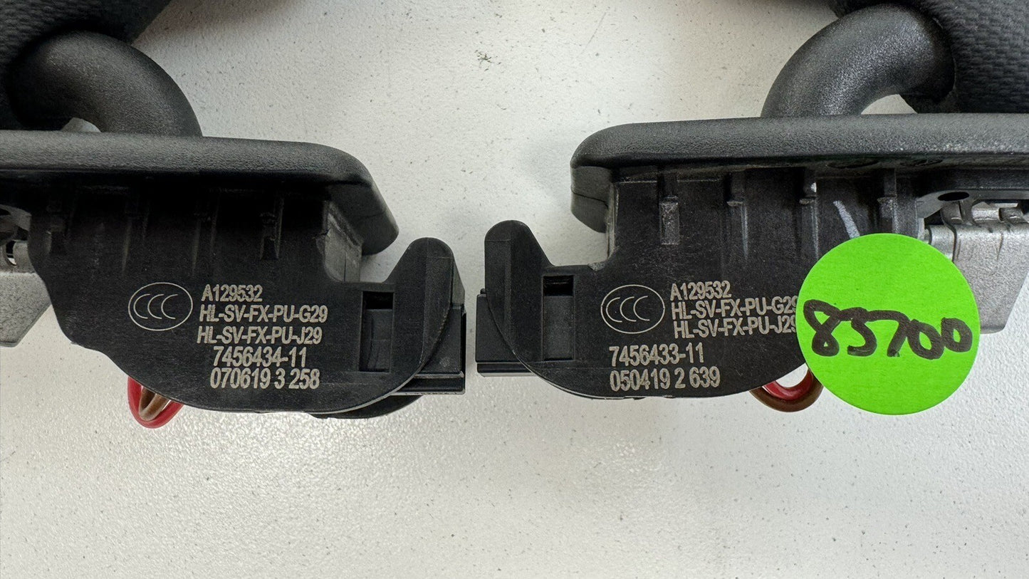 20-23 TOYOTA SUPRA LEFT RIGHT FRONT SUNVISOR SUN VISOR SHADE PAIR BLACK OEM