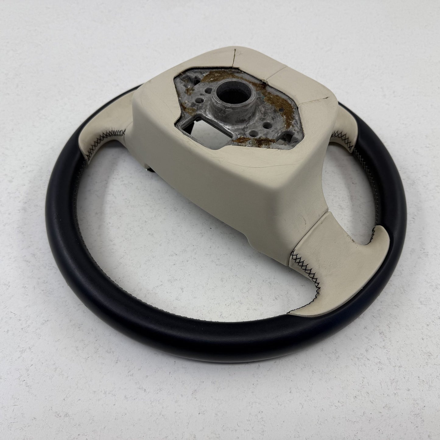 2014-2018 Bentley Flying Spur Contrasting Color Steering Wheel Leather OEM