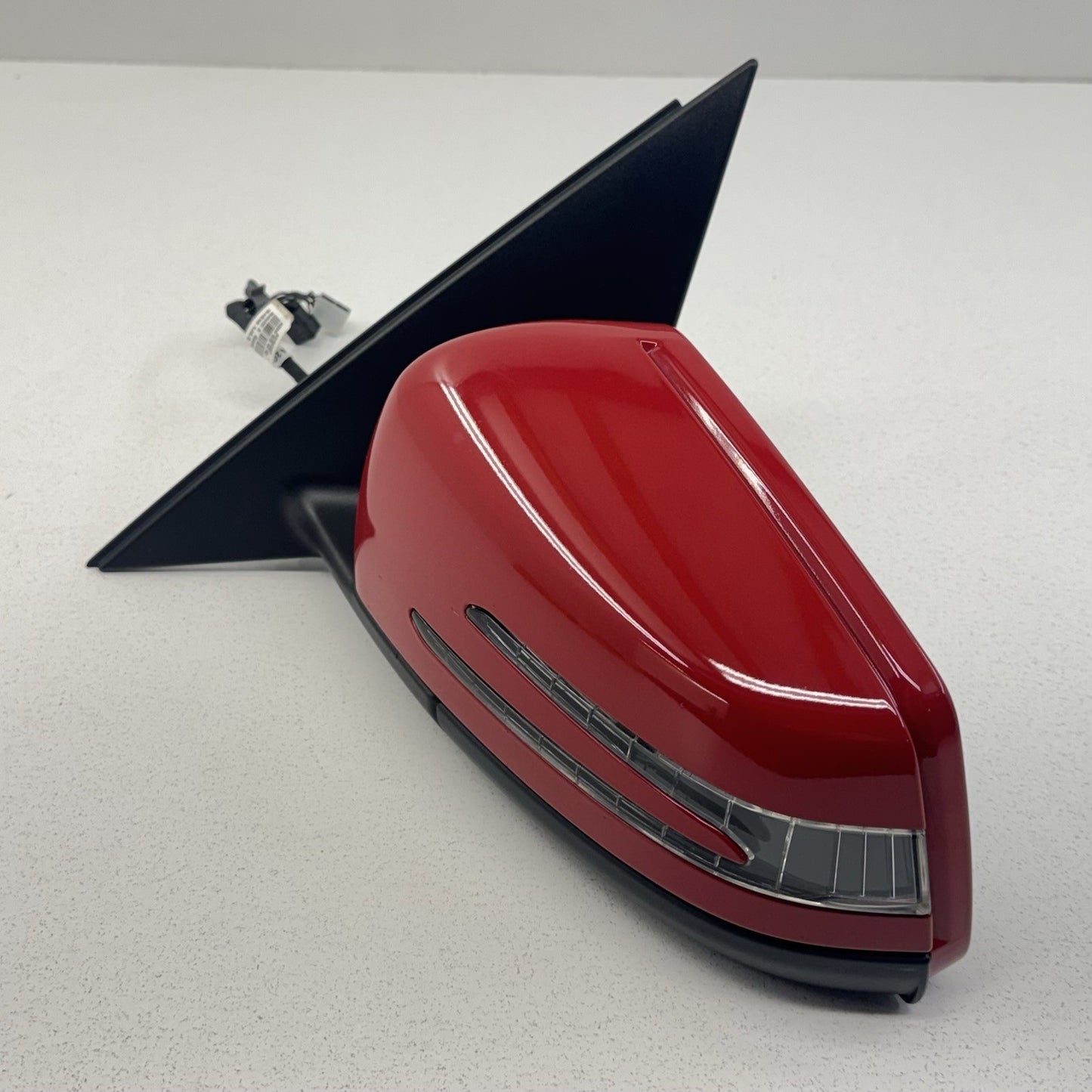 12-14 Mercedes W204 C250 Driver Left Door Mirror Side View Mars Red OEM