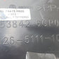 23-24 NISSAN Z RIGHT FRONT REARWARD FENDER LINER SPLASH GAURD 63842-6GP0A OEM