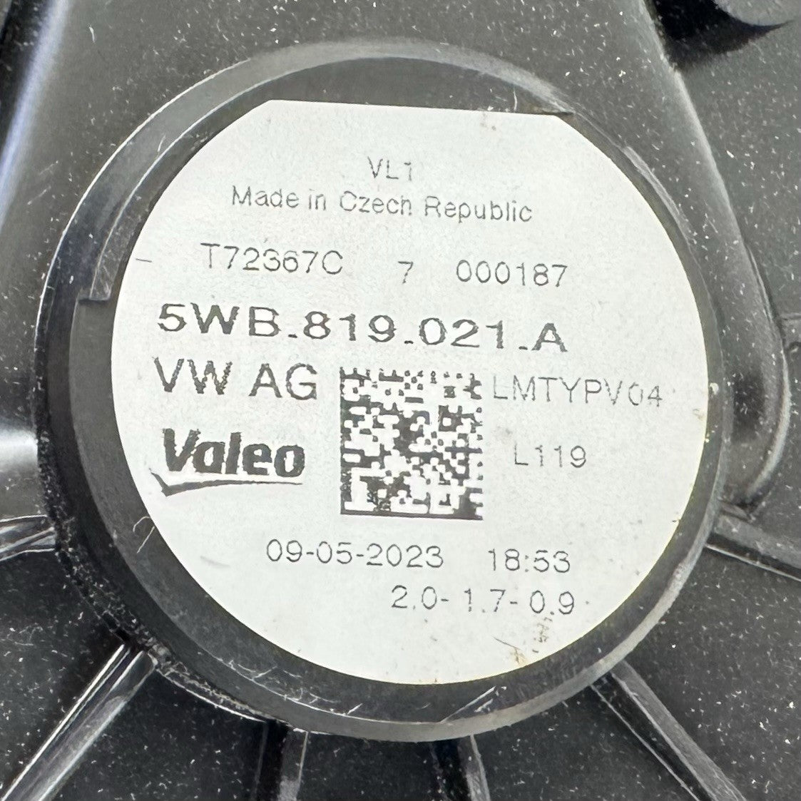 22-25 VOLKSWAGEN GOLF R MK8 HVAC AC AIR HEATER BLOWER FAN MOTOR 5WB819021A OEM