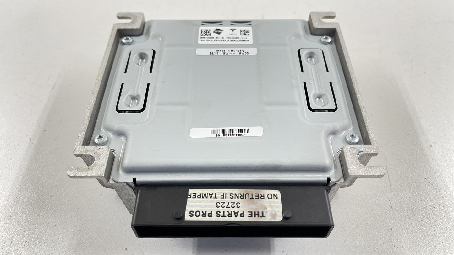 17-20 TESLA MODEL S AMPLIFIER AMP AUDIO SOUND 1004833-10-A OEM