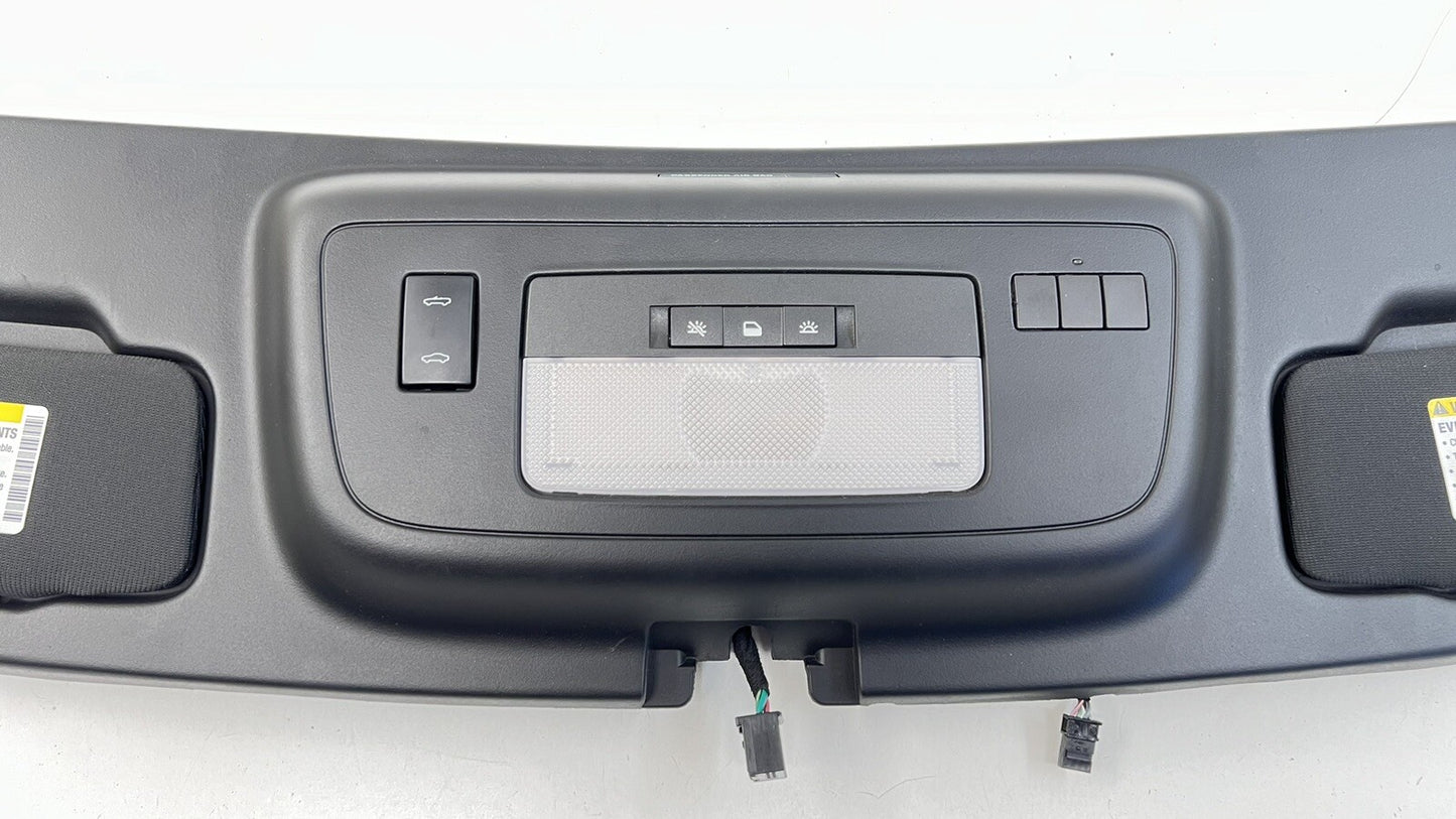 11-15 CHEVROLET CAMARO SS CONVERTIBLE OVERHEAD DOME LIGHT W/ SUN VISOR PAIR OEM