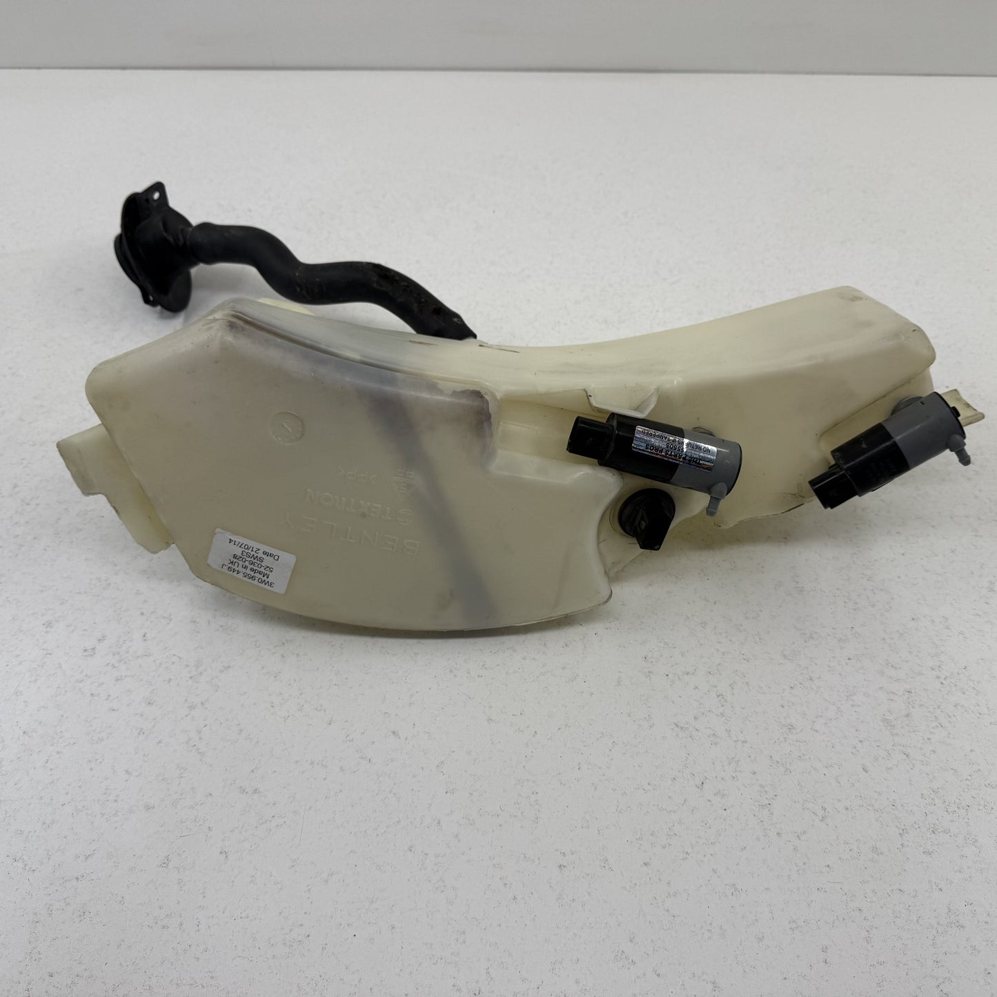 2014-2018 Bentley Flying Spur Windshield Washer Reservoir Bottle 3W0955449J OEM