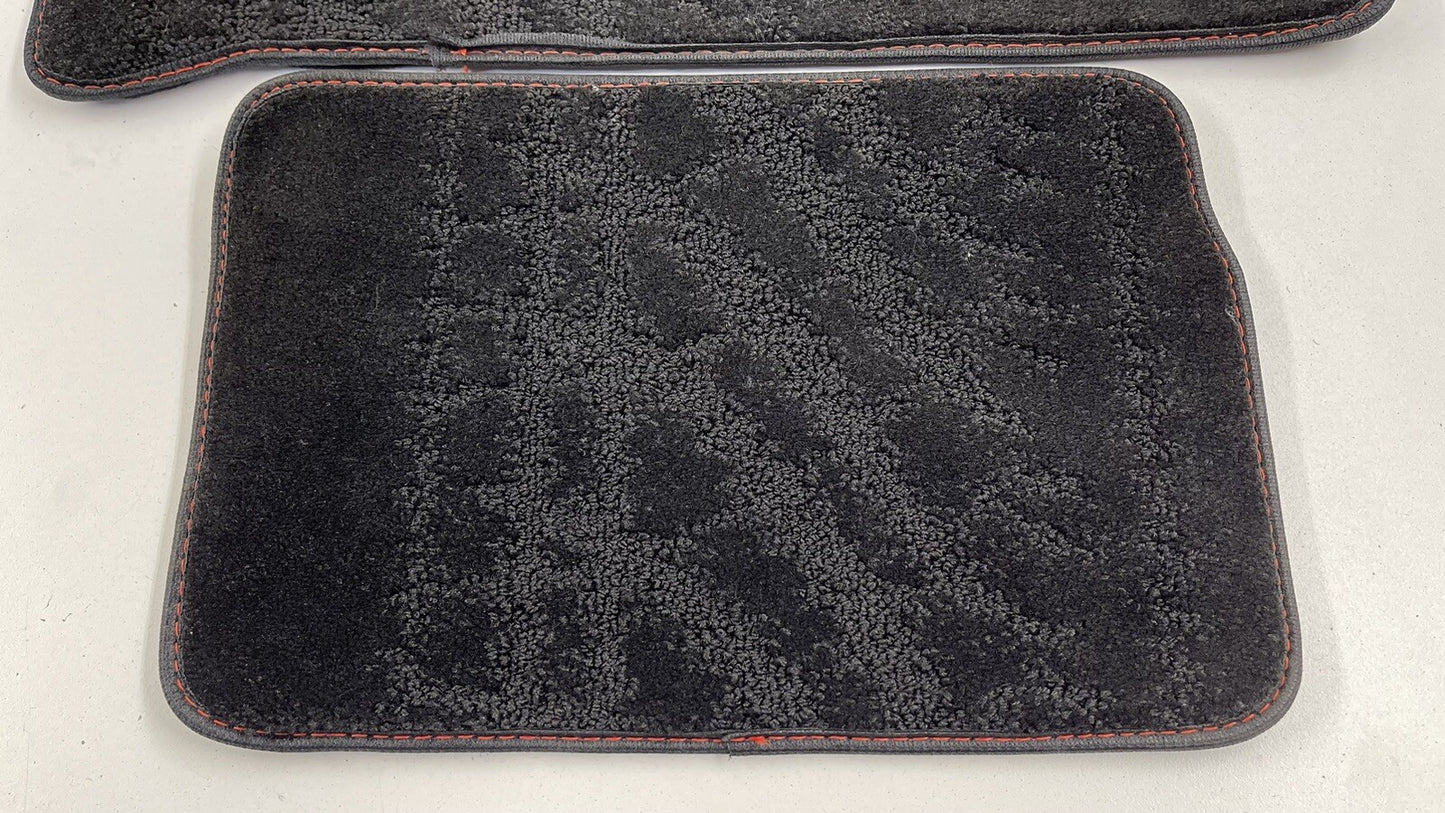 22-23 SUBARU BRZ LEFT RIGHT FRONT REAR CARPET FLOOR MAT BLACK SET OEM