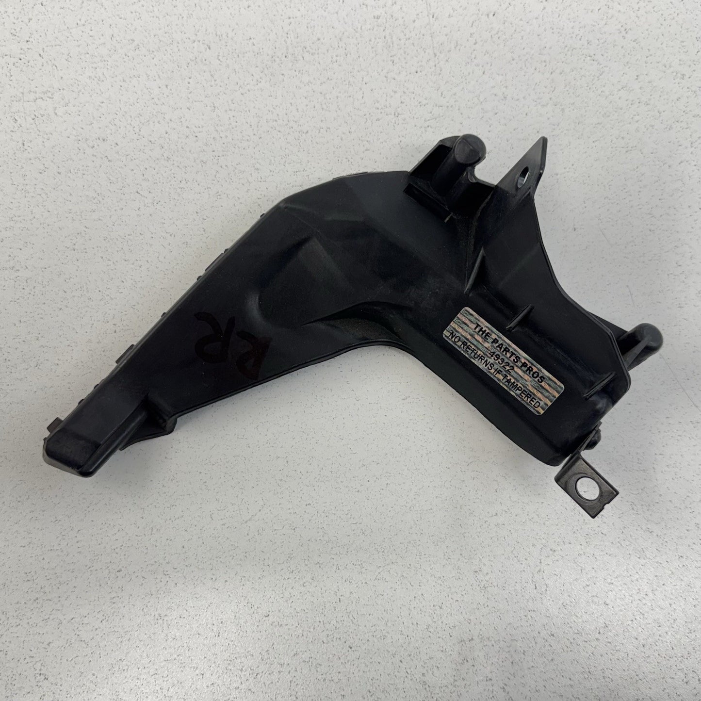 08-15 Audi TT Passenger Right Rear Bumper Bracket Mount Pair OEM