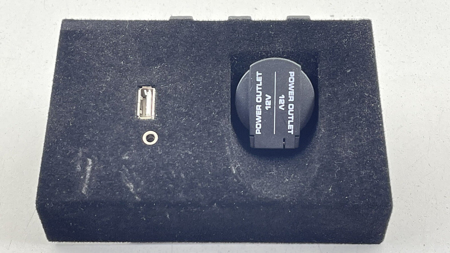 10-16 PORSCHE PANAMERA 12V POWER OUTLET USB PORT AUXILIARY JACK 97055334502 OEM