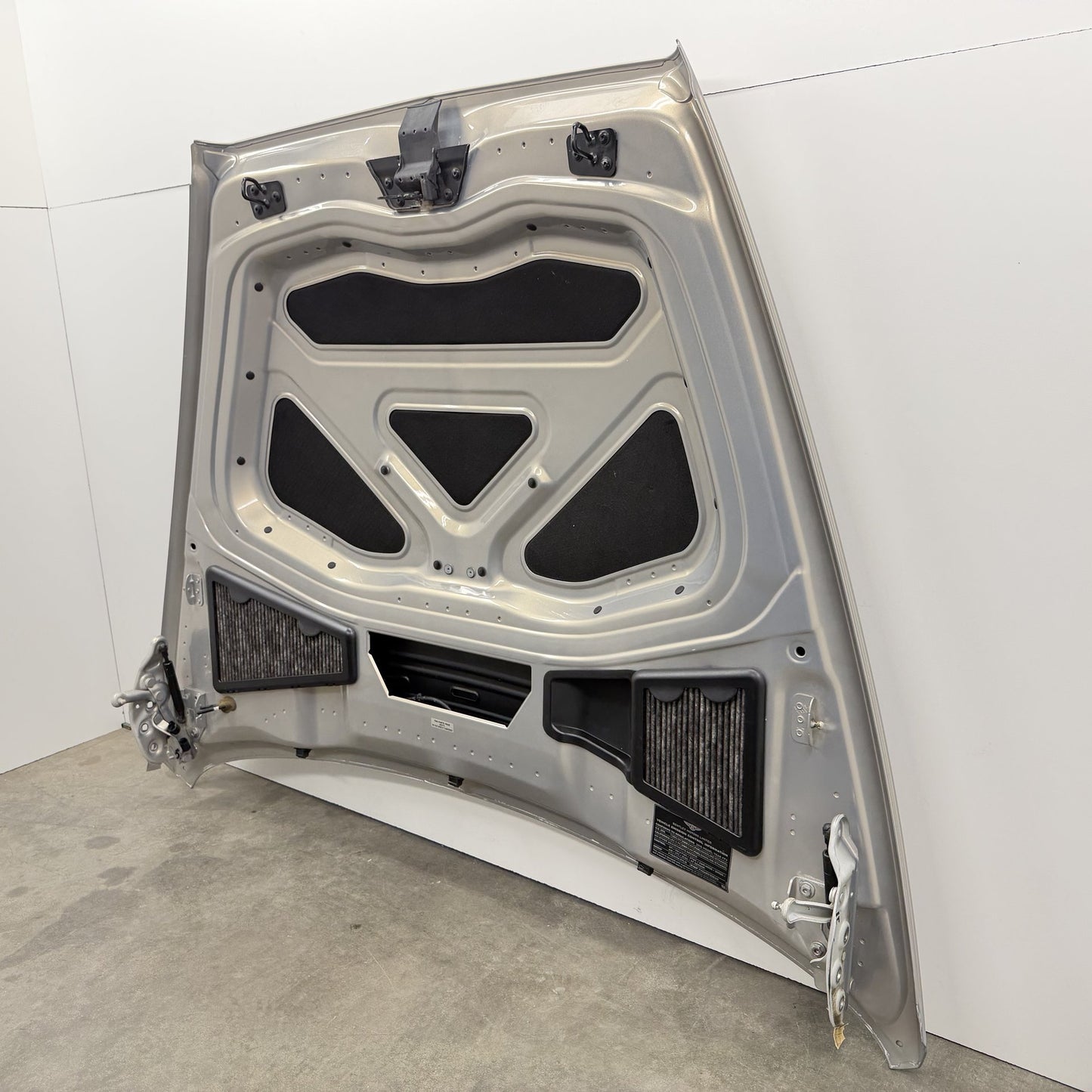 2014-2018 Bentley Flying Spur Front Hood Panel Complete W/ Hinges Silver OEM