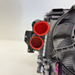 17-23 Audi R8 Driver Left Front Radiator Condenser Fan Assembly W/ Air Duct OEM