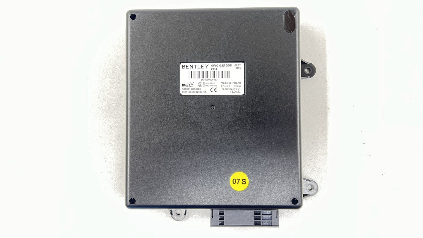 13-18 BENTLEY FLYING SPUR REMOTE CONTROL CARGATE MODULE ECU 4W0 035 008 OEM