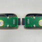 10-16 PORSCHE PANAMERA OVERHEAD CONSOLE READING DOME W/ REAR LIGHT LAMP PAIR OEM