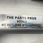 99-12 Porsche 911 996 997 Convertible Right Roof Flap Lateral Motor Trim OEM