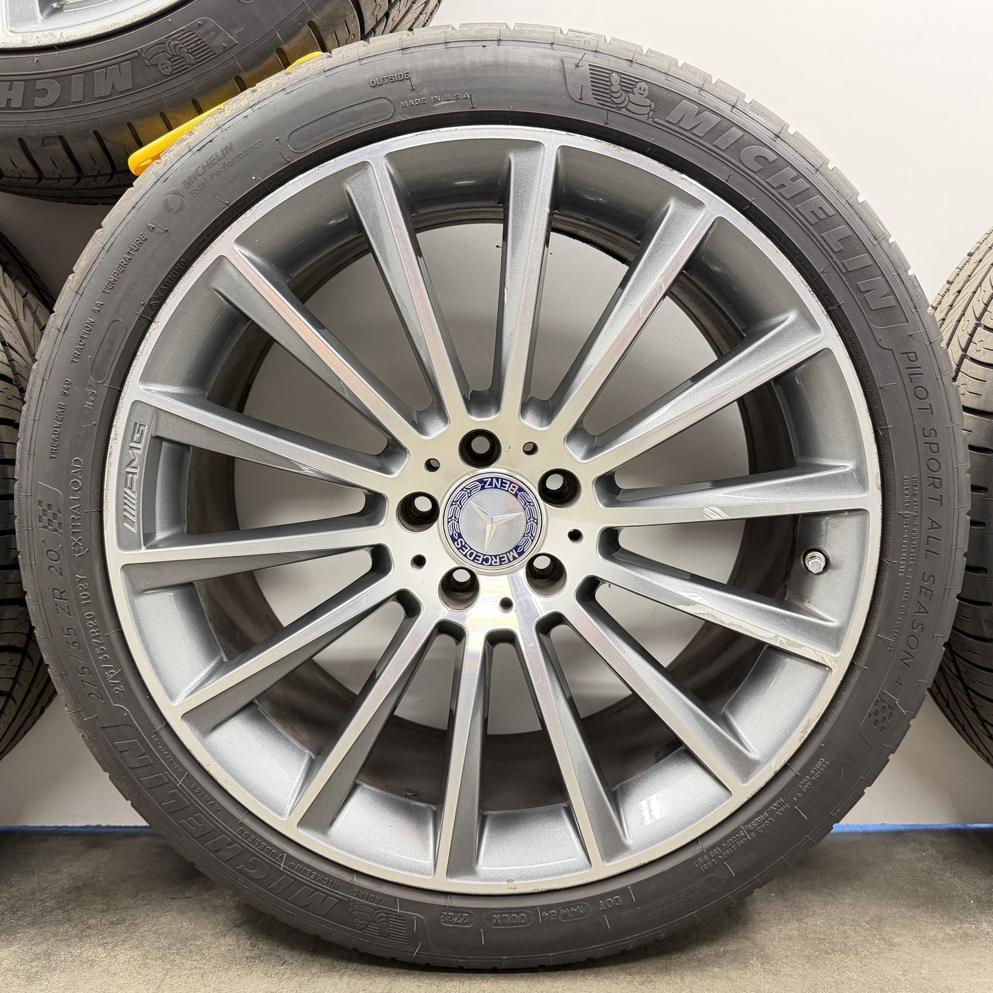 2014-2020 Mercedes S550 W222 AMG 20" Wheels Set Rims &amp; Tires OEM