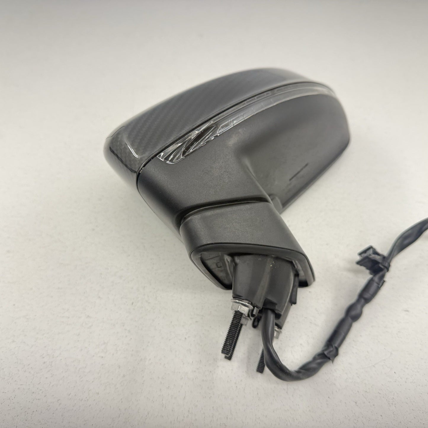 17-23 Audi R8 Carbon Fiber Door Mirror Pair Left & Right Genuine OEM