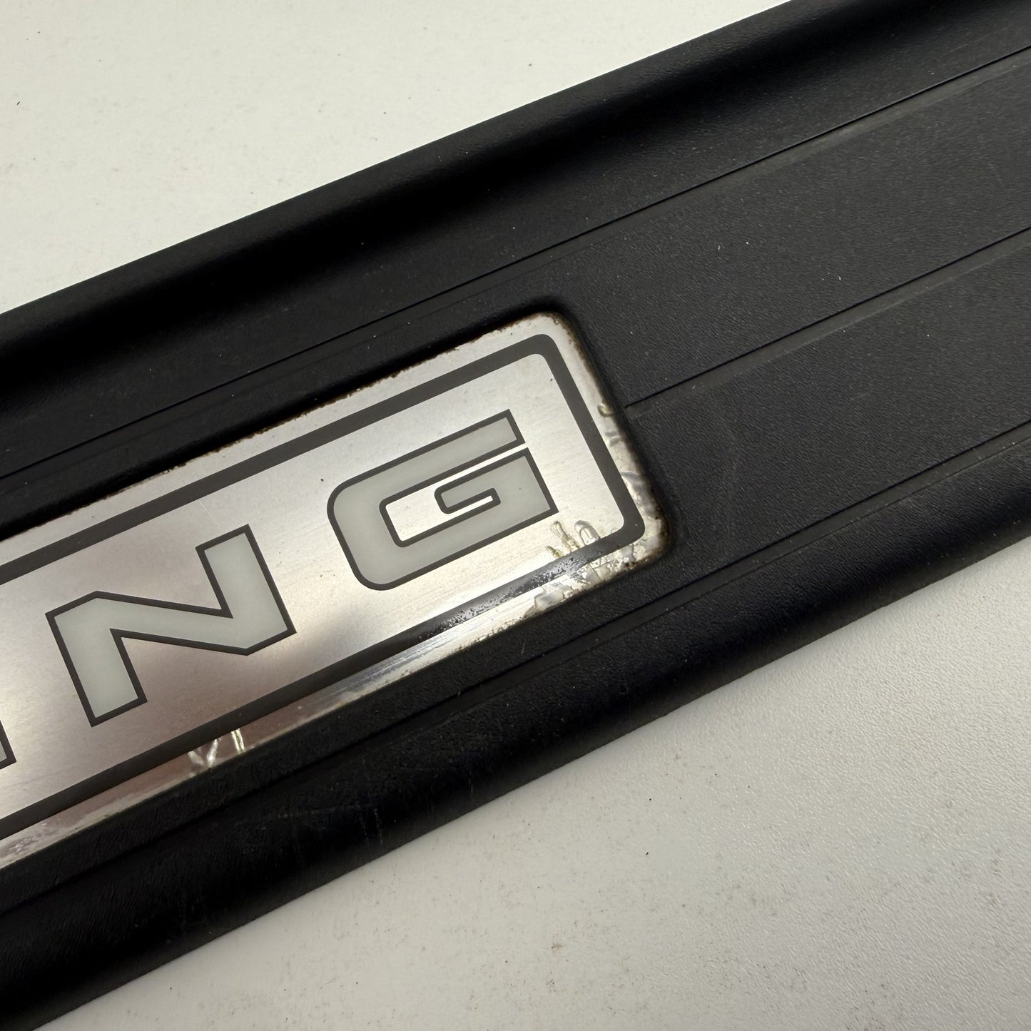2015-2023 Ford Mustang GT Illuminated Front Door Sill Scuff Kick Plate Pair OEM